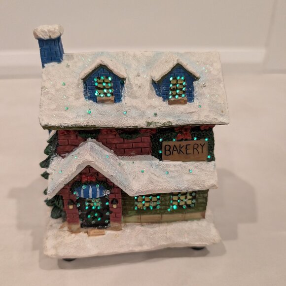Bouclair Christmas Village Bakery Battery Powered- works - Picture 1 of 15